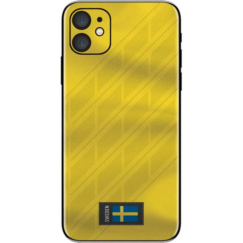 Sweden Soccer Flag iPhone 11 Skin